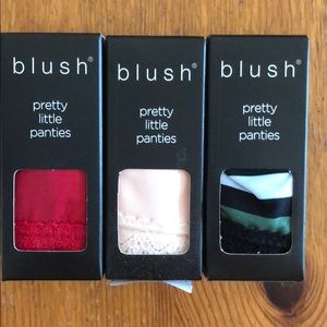 Three Pairs of blush brand “pretty little panties”